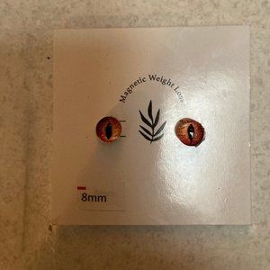 Evil Eye Magnetic Earrings - 8mm